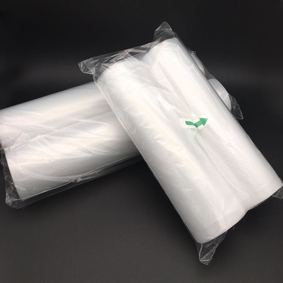 80um 28cm*5m Food Grade Vacuum Bag Rolls One Side Embossing