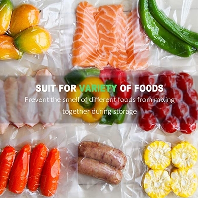 Domestic 60um Vacuum Food Sealer Bags 8 Inch Good Barrier Property