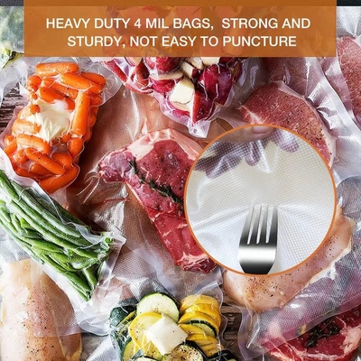 Freezer Food Vacuum Sealing Bags Quart Seal A Meal Vacuum Sealer 6 Inch