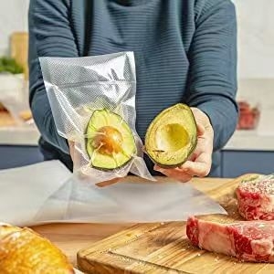 10" X 13" Food Vac Sealer Bag Sous Vide Vaccum Safe Bpa Free Vacuum Sealer Bags Quart Size 100 Pack