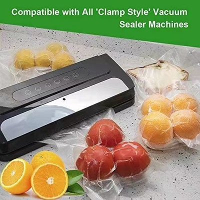 Embossed Textured Vacuum Seal Bags Compatible With Food Saver And Sous Vide Cooking Commercial Grade Bpa Free