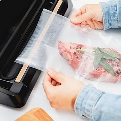 Commercial Grade Bpa Free Double Sides Embossed Textured Vacuum Seal Bags Compatible With Food Saver
