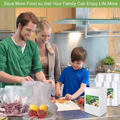 Commercial Grade Bpa Free Double Sides Embossed Textured Vacuum Seal Bags Compatible With Food Saver