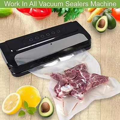 Commercial Grade Bpa Free Double Sides Embossed Textured Vacuum Seal Bags