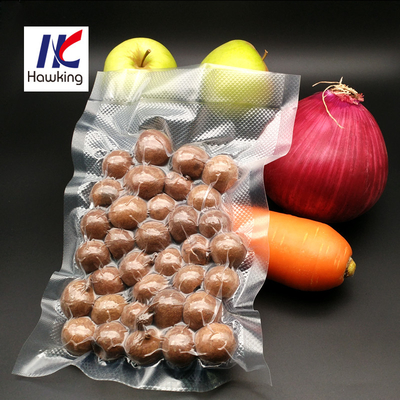 One Side Embossed Vacuum Seal Bag Food Packaging Pouch
