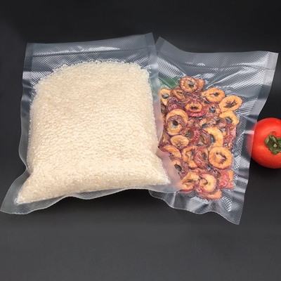 Moisture Proof 3 Side Seal Embossed Vacuum Bag For Food Packaging