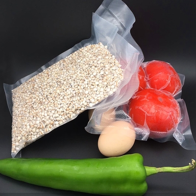 Moisture Proof 3 Side Seal Embossed Vacuum Bag For Food Packaging