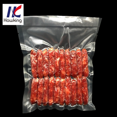 Plastic Embossed Food Saver Vacuum Sealer Bags With BPA Free For Food Storage