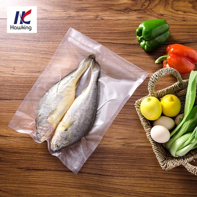 Nylon / PE Textured Vacuum Pouches Food Grade Vacuum Sealer Bags
