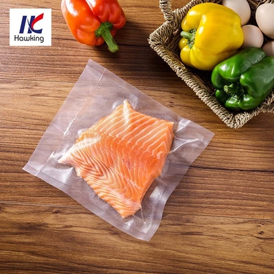 Nylon / PE Textured Vacuum Pouches Food Grade Vacuum Sealer Bags
