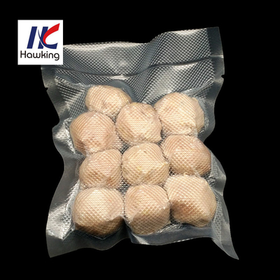 Food Grade Embossed Vacuum Bag PA PE Vacuum Food Packing Pouch Bags 7 Inch X 9 Inch