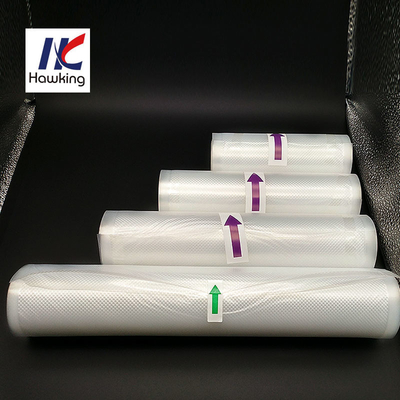 Unrecyclable Embossed Vacuum Bag Nylon Pe For Frozen Save Salmon