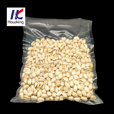 Family Use Embossed Vacuum Plastic Bags Diamond Shape Desigh For Food
