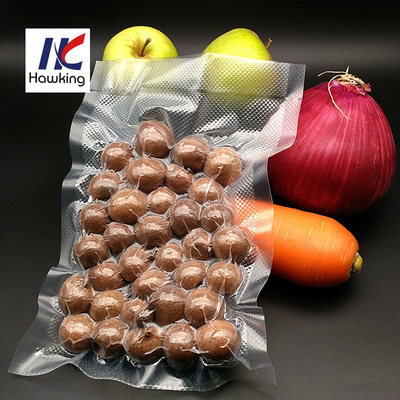 Coextruded Film Clear Nylon PE Plastic Packaging Food Vacuum Bag Bpa Free 70 μM