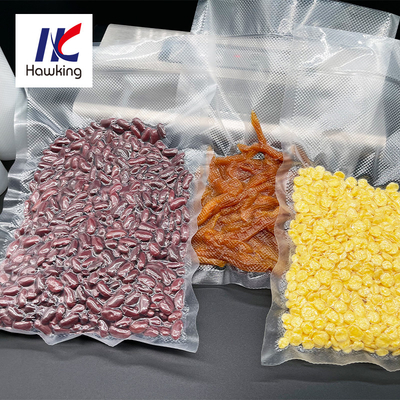 Compressed Embossed Vacuum Bag For Vacuum Storage Meat Food Packaging