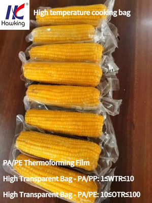 Hawking Food Grade Packaging Barrier Vacuumizing Sealer Heat Seal Plastic Bag