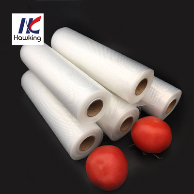 Frozen food Packaging Embossed Vacuum Bag Rolls 200mm